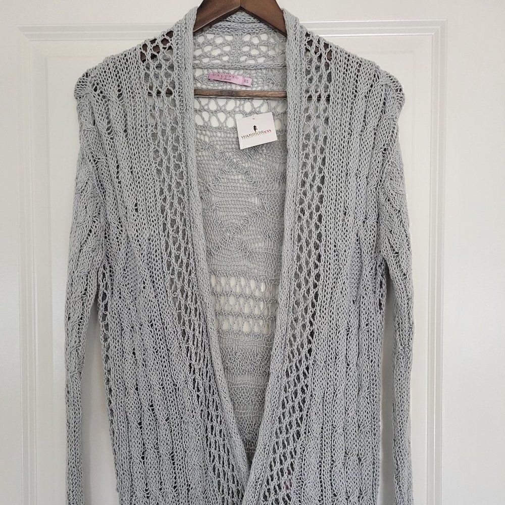 ‎CALYPSO Chunky Knit Sweater Cardigan size XS